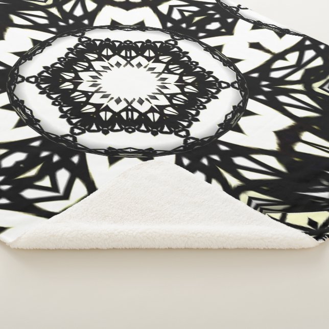 Cobertor Sherpa Arte do caleidoscópio 3 do Volume 1 (3/4)