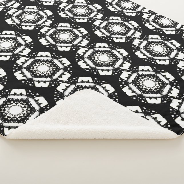 Cobertor Sherpa Arte do caleidoscópio 6 do Volume 1 (3/4)