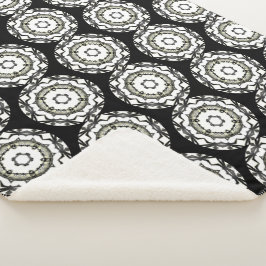 Cobertor Sherpa Arte do caleidoscópio do Volume 1