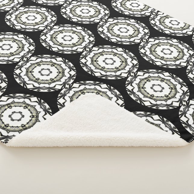 Cobertor Sherpa Arte do caleidoscópio do Volume 1 (3/4)