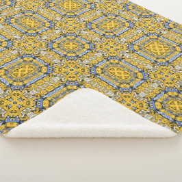 Cobertor Sherpa Arte do caleidoscópio do volume 11