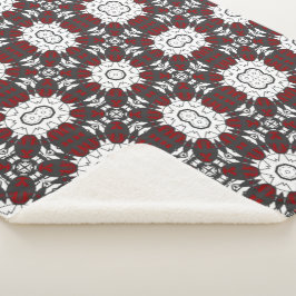 Cobertor Sherpa Arte do caleidoscópio do Volume 4, quinze