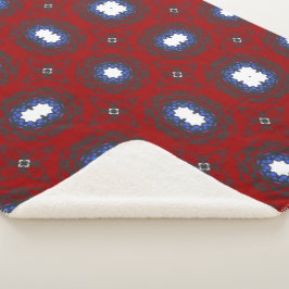 Cobertor Sherpa Arte do caleidoscópio do volume quatro