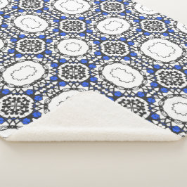 Cobertor Sherpa Arte do caleidoscópio do volume quatro