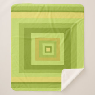 Cobertor Sherpa arte geométrica abstrato moderna