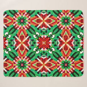 Cobertor Sherpa Arte Mandala Sonho Caleidoscópio