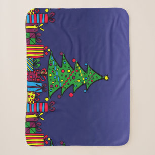 Cobertor Sherpa árvore de Natal