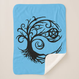 Cobertor Sherpa Árvore Pentáctica selvagem