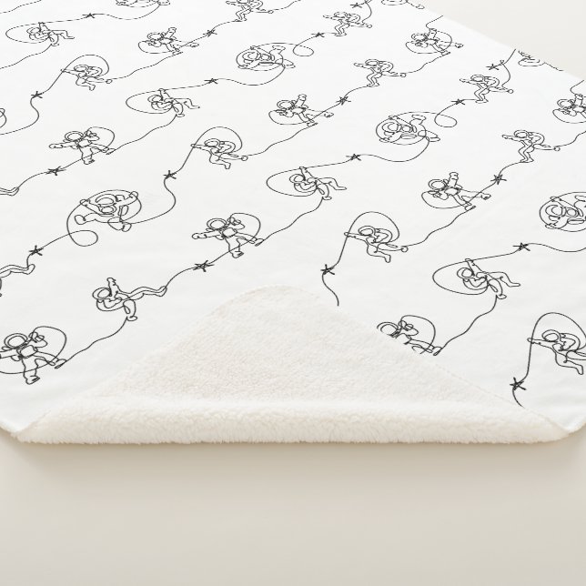 Cobertor Sherpa Astronauta Sherpa Blanket (3/4)