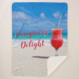 Cobertor Sherpa Atenção do cuidador Sherpa Blanket