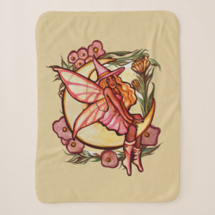 Cobertor Sherpa Autumn Fairy Witness Fall Fairies