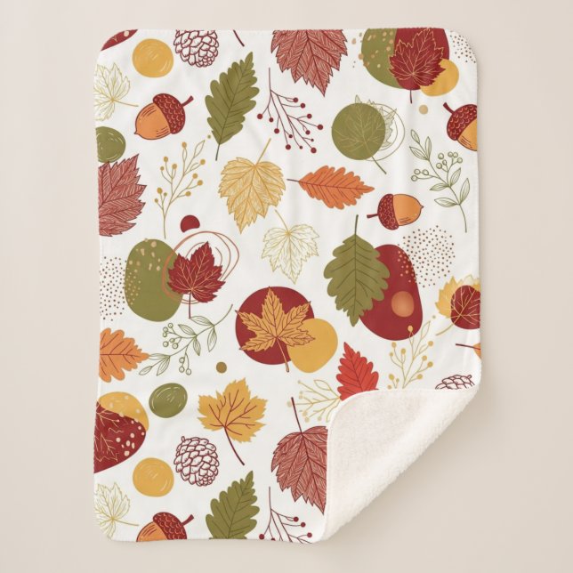 Cobertor Sherpa Autumn Glow, Gentle Slow (Frente)