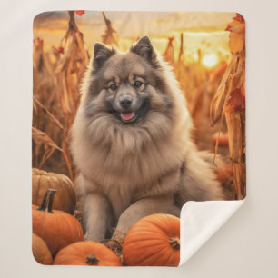Cobertor Sherpa Autumn Keeshond
