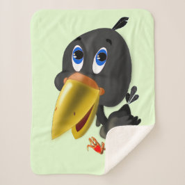 Cobertor Sherpa Ave com coração doado bebê Sherpa Blanket