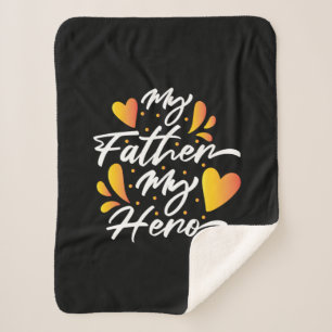 Cobertor Sherpa Avô Gift   Meu Pai Meu Herói