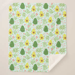 Cobertor Sherpa Avocado Sherpa Blanket