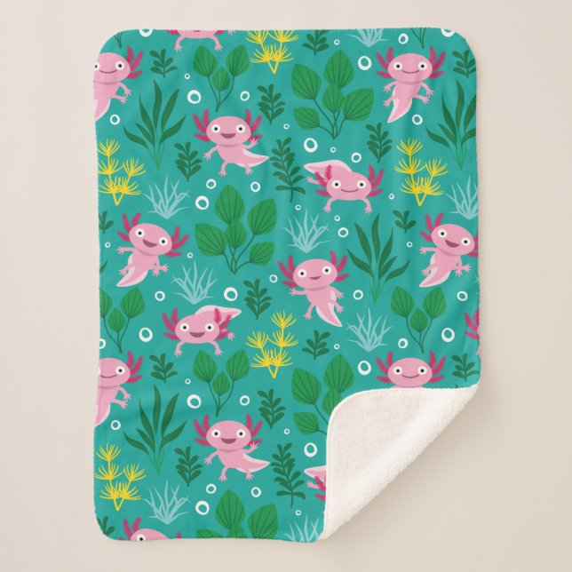Cobertor Sherpa Axolotl Sherpa Blanket (Frente)