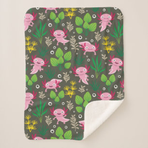 Cobertor Sherpa Axolotl Sherpa Blanket