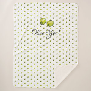 Cobertor Sherpa Azeitona