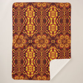 Cobertor Sherpa Aztec Sun Fire 127