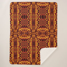 Cobertor Sherpa Aztec Sun Fire 128