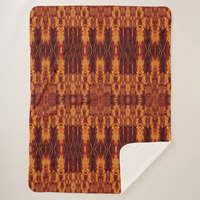 Cobertor Sherpa Aztec Sun Fire 137 (Frente)