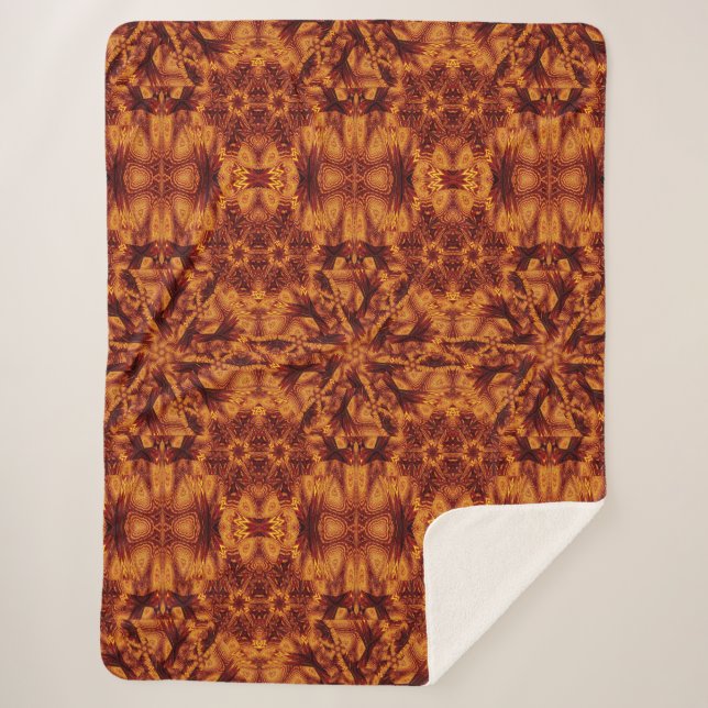 Cobertor Sherpa Aztec Sun Fire 149 (Frente)