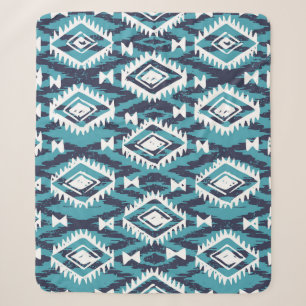 Cobertor Sherpa Aztec Tribal Geométrico Navajo Impressão