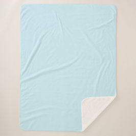 Cobertor Sherpa azul de porcelana