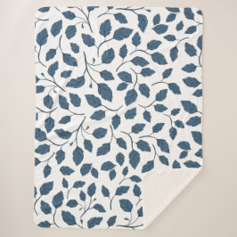 Cobertor Sherpa Azul Elegante deixa Sherpa Blanket