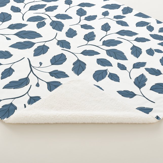 Cobertor Sherpa Azul Elegante deixa Sherpa Blanket (3/4)