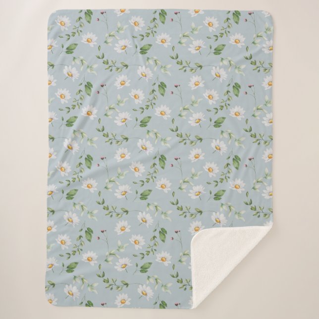 Cobertor Sherpa Azul pálido Sherpa Blanket (Frente)