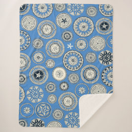 Cobertor Sherpa azul-pango