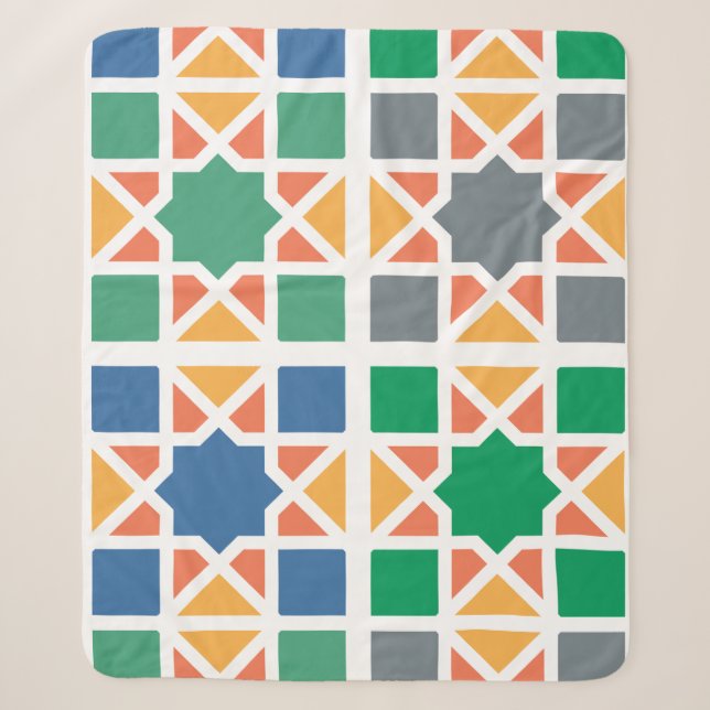 Cobertor Sherpa Azulejos Andaluzes 4 (Frente)