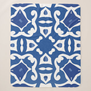 Cobertor Sherpa Azulejos cerâmicos azulejo portugal. Vintage sem d