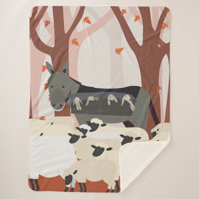 Cobertor Sherpa babá (Frente)