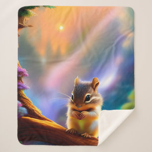 Cobertor Sherpa Baby Chipmunk
