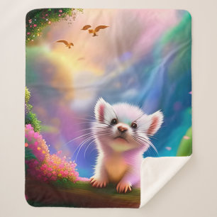 Cobertor Sherpa Baby Ferret