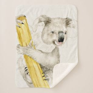 Cobertor Sherpa Baby Koala   Cuta e Furto