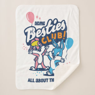 Cobertor Sherpa Baby Lola e INSETOS BUNNY™ - Besties Club!