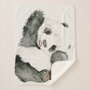Cobertor Sherpa Baby Panda  Cute e Furry