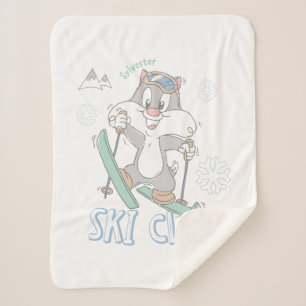 Cobertor Sherpa Baby SYLVESTER™ Ski Club