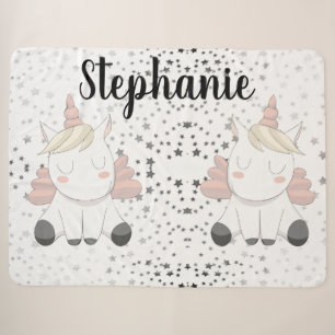 Cobertor Sherpa Baby Unicorns
