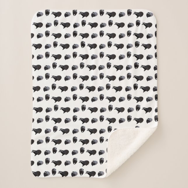 Cobertor Sherpa Badger Frenzy (escolha a cor) (Frente)