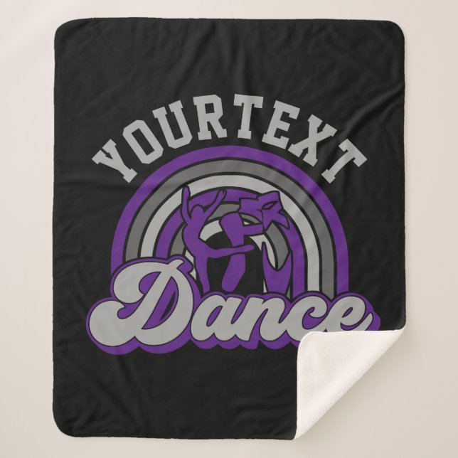 Cobertor Sherpa Balé Dancer ADD TEXT Classic Dance Executor (Frente)