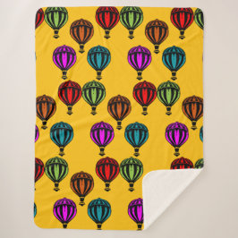 Cobertor Sherpa Balonagem de Ar Quente Padrão