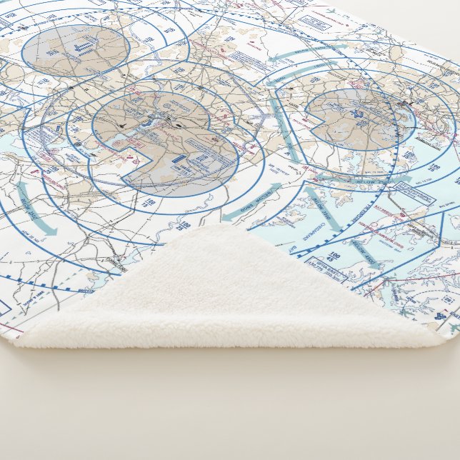 Cobertor Sherpa Baltimore Washington Flyway Chart (3/4)