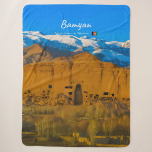 Cobertor Sherpa Bamyan, Afeganistão - Vale do Penhasco de Buda