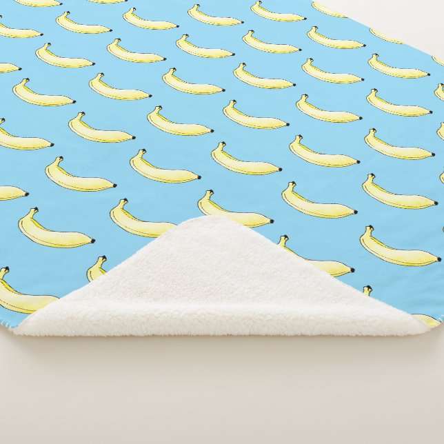Cobertor Sherpa banana a cores (3/4)