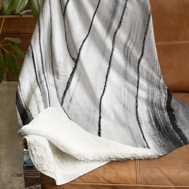Cobertor Sherpa Banana Tree Latido Blanket - Monocromático Cozy (Criador carregado)